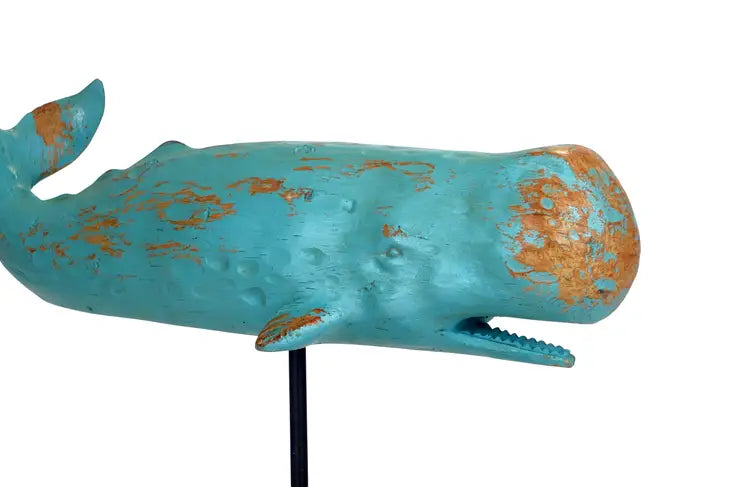 Wal Figur Türkis 40 cm