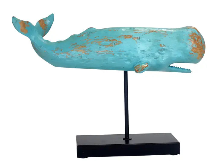 Wal Figur Türkis 40 cm
