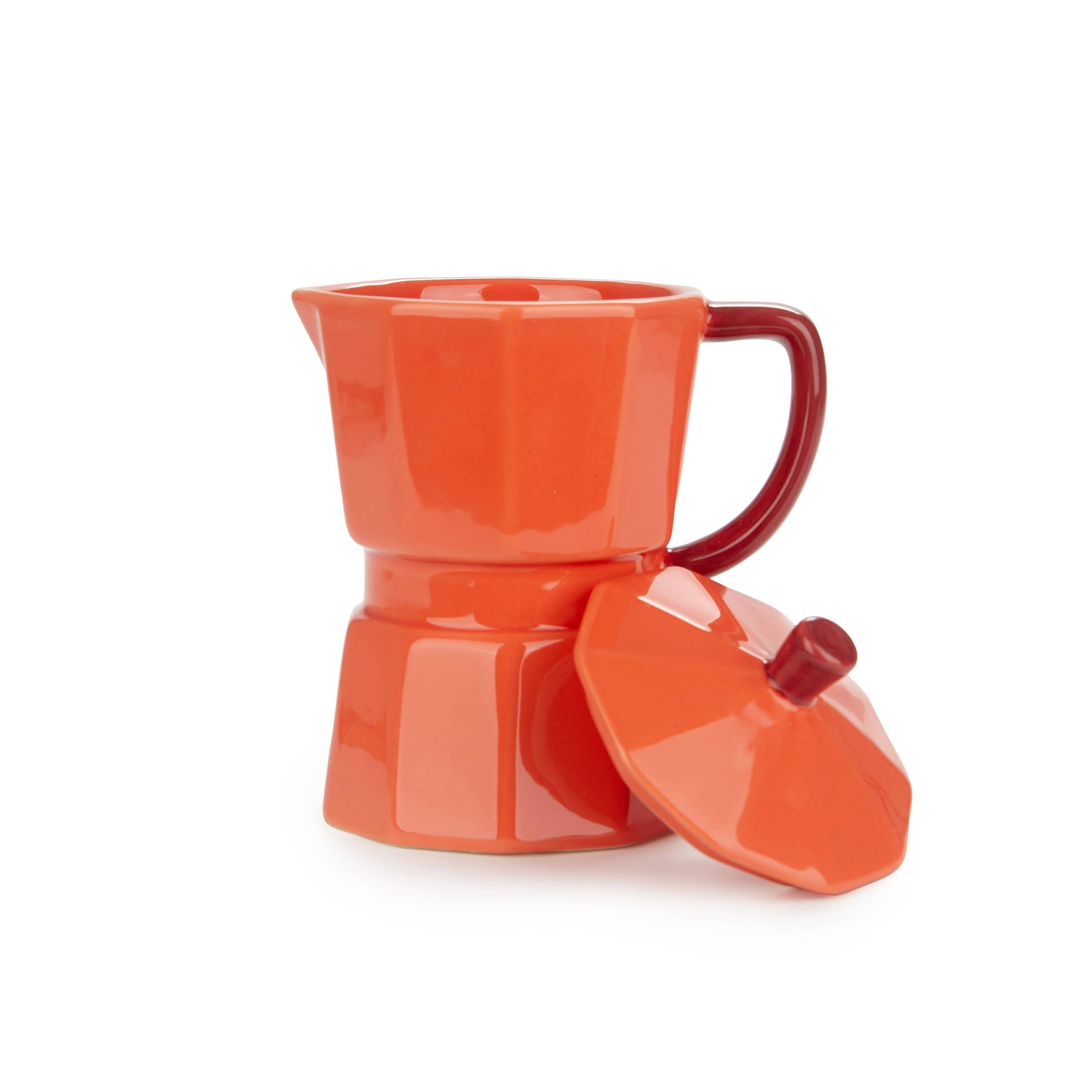 Becher Mokka,rot,350 ml,Keramik